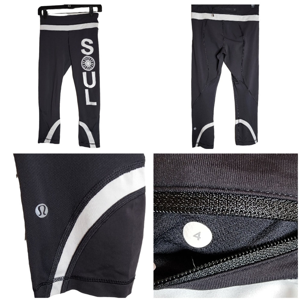 Lululemon Soulcycle cropped leggings
